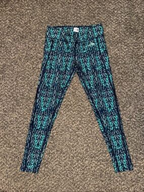 The North Face Blue & Teal Patterned Leggings